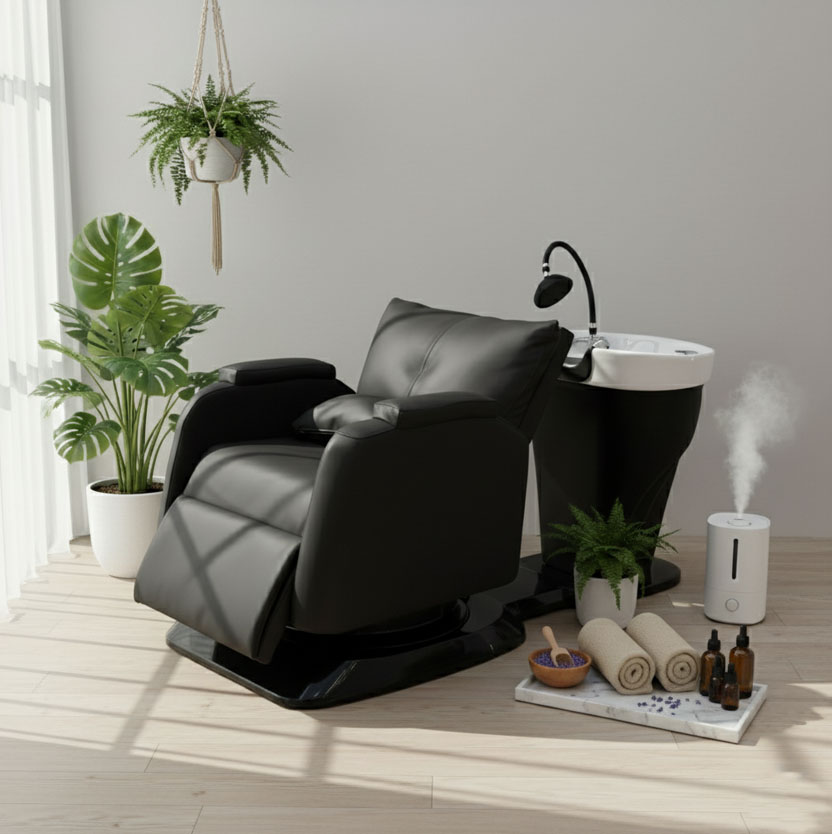 Japanese head spa machines and beds