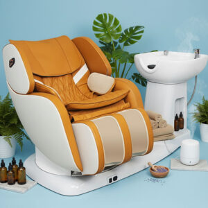 Shampoo Massage Chair with Basin Plumbed (SerenityCH03)